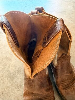 Ariat Kids Brown Leather Pull-On Boots